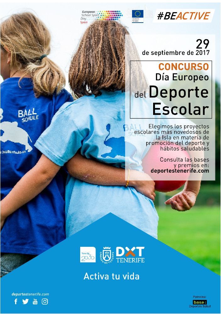 El Cabildo anima a los colegios a presentar sus proyectos deportivos al concurso del Día Europeo del Deporte Escolar