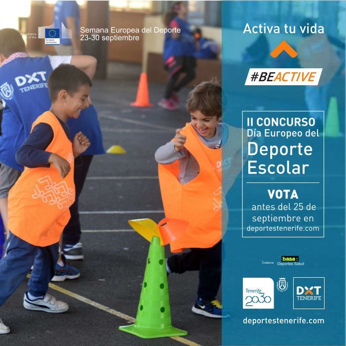 El Cabildo anima a votar los proyectos que participan en el concurso del Día Europeo del Deporte Escolar
