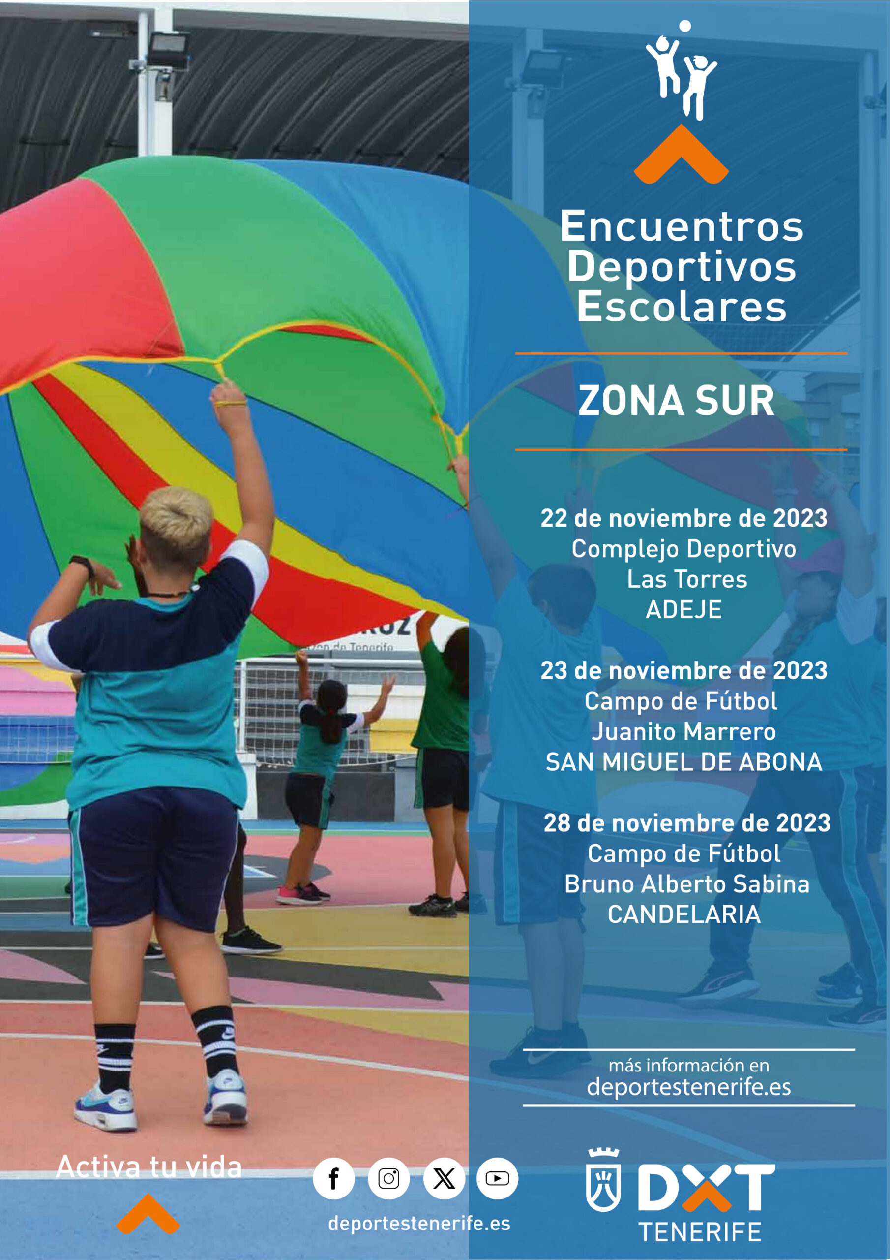 encuentros deportivos escolares zonasur