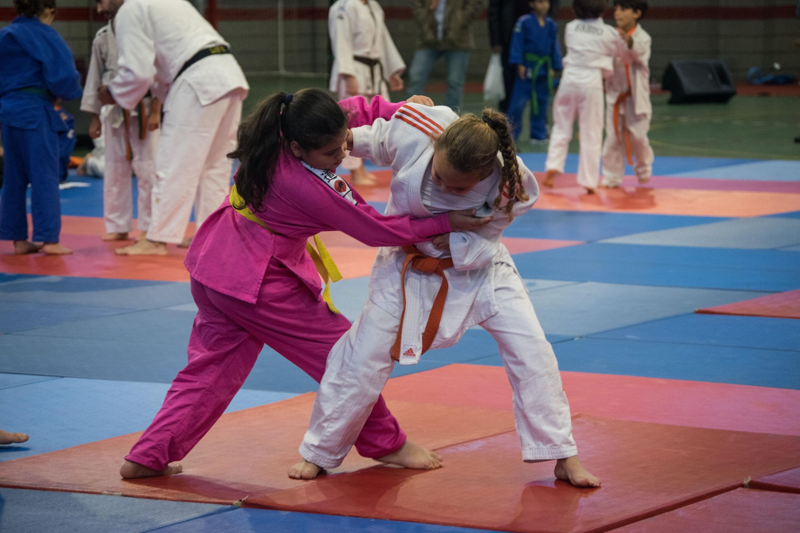 Ronda final para la categoría alevín de judo