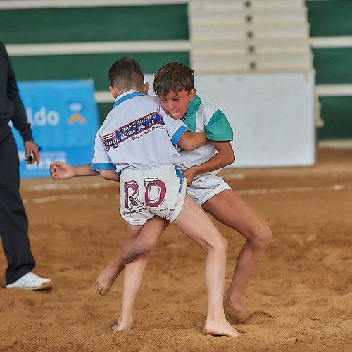 Volvemos a la brega este sábado: continúa la lucha canaria en los Juegos Cabildo