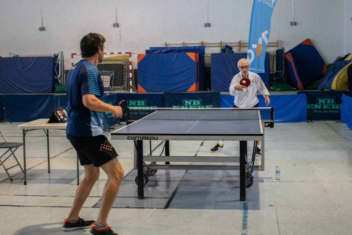 La segunda jornada de tenis de mesa en los Juegos Máster nos lleva hasta Los Realejos