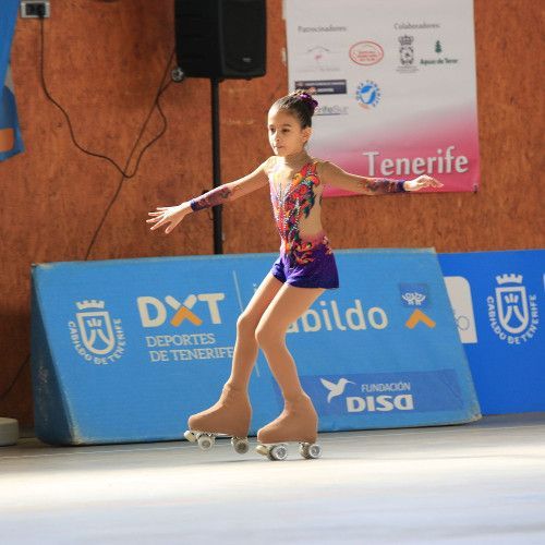 El Pabellón Alberto Delgado de La Laguna acoge la clausura de patinaje artístico