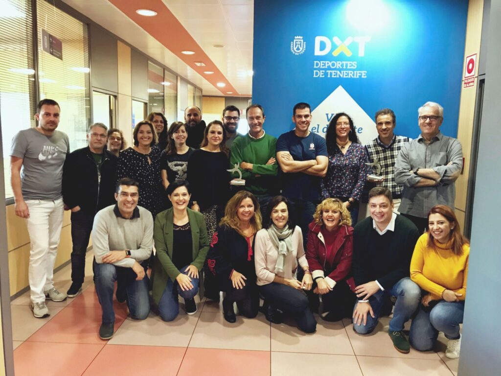 El Cabildo recibe el premio a la ‘Mejor gestión deportiva supramunicipal 2017’ otorgado por Acagede