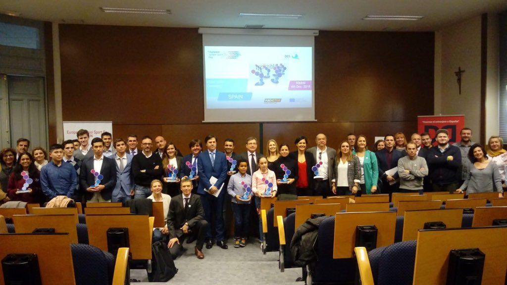 El Cabildo recibe un premio de la Unión Europea por fomentar el deporte escolar