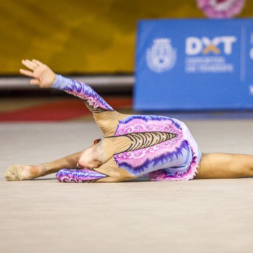Icod de los Vinos acoge el estreno de la gimnasia rítmica individual