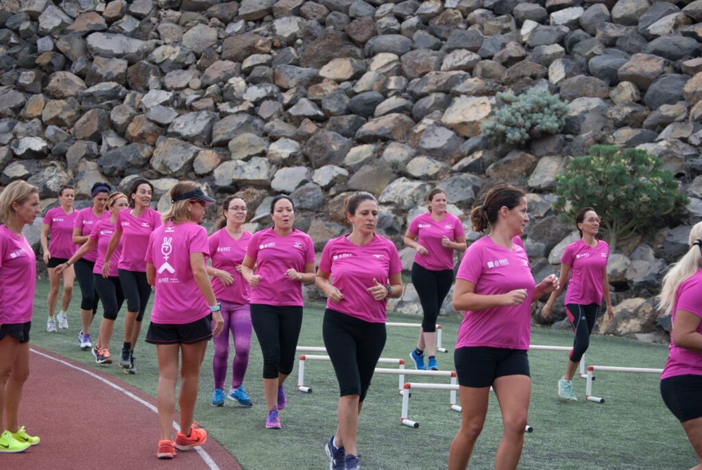 El Cabildo concluye las Jornadas de Iniciación al Running para Mujeres en el Estadio Antonio Domínguez