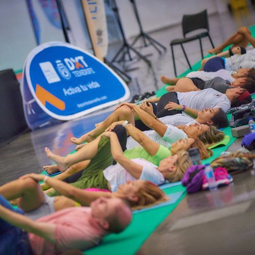 El yoga pone punto final a la temporada máster en El Sauzal