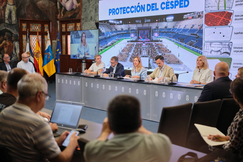 El Cabildo de Tenerife presenta el Plan Director del Estadio Heliodoro Rodríguez López