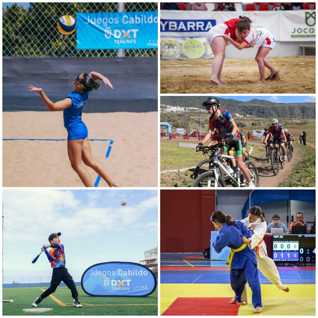 Los XXXIX Juegos Cabildo afrontan este fin de semana su recta final con cinco jornadas deportivas