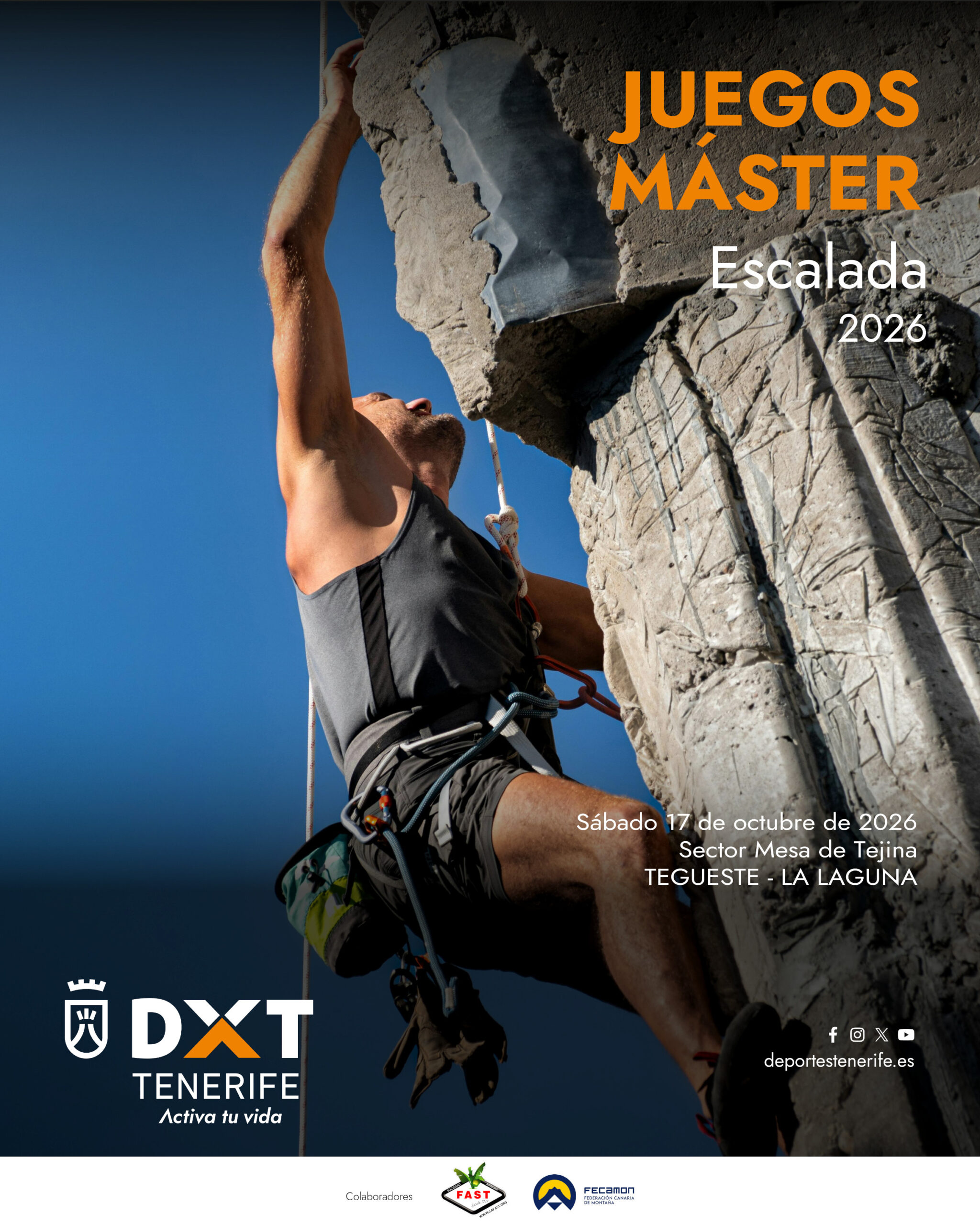 Escalada en los IX Juegos Máster